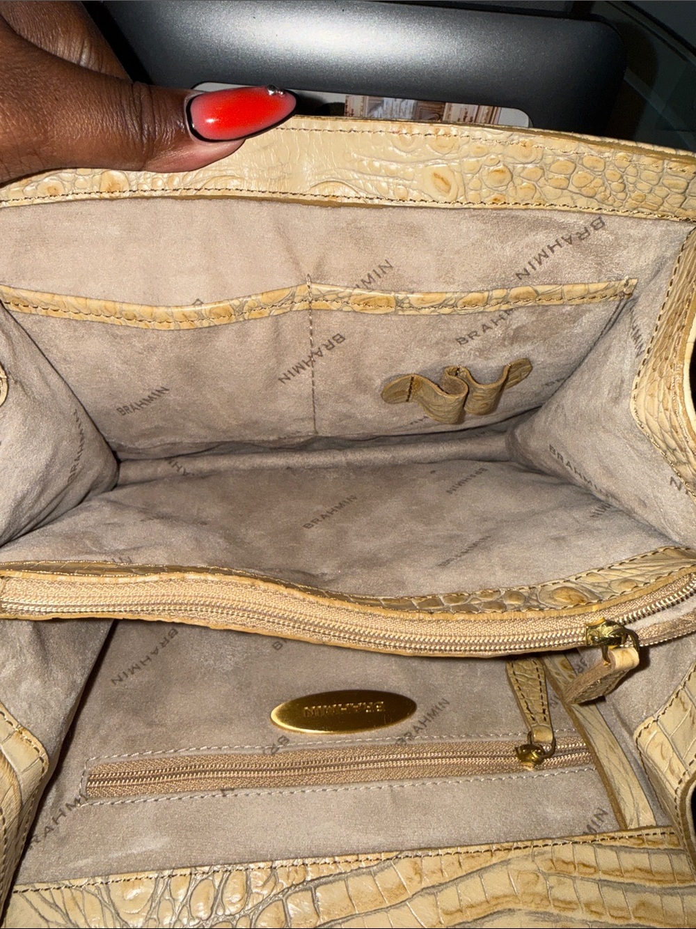 Brahmin Vittoria Rose Satchel - Picture 9 of 16